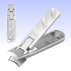 Easy to carry, foldable, new ultra-thin model with switch, powder stainless steel manicure tools