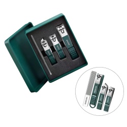 Gift box, nail clippers, glass file,4 pieces set