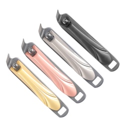 Rose Gold Nail Scissors Single Household Nail Clippers Manicure Tools (NS-15A)