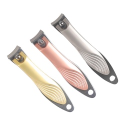 Single Household Pearl Gold Nail Clipper Manicure Tool (NS-16)