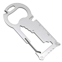 Camping Equipment Outdoor Portable Key Pendant Household Combination Hardware Gadget Multifunctional Carabiner Tool Card (XH-7)