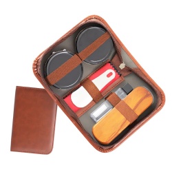 Leather shoe care portable business trip 7-piece set (XJ-07)